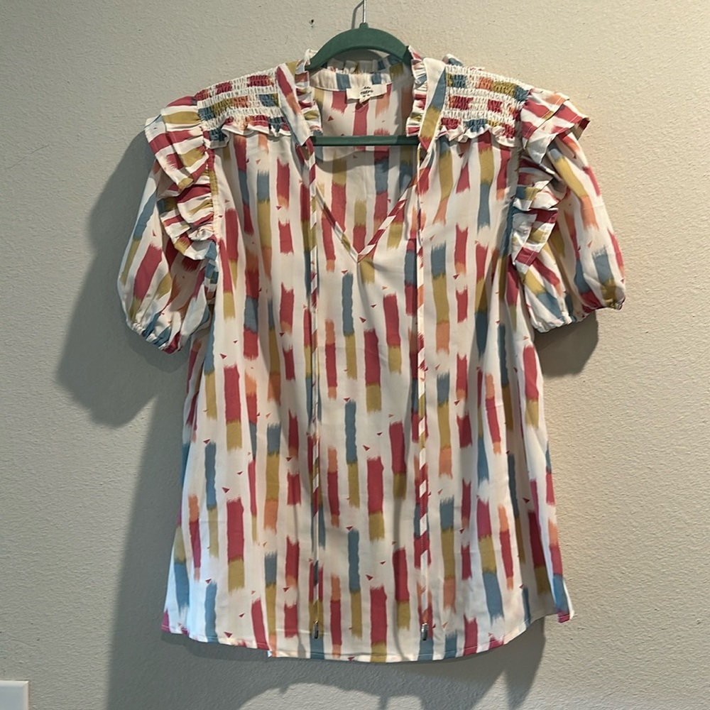 Entro Blouse Size L- NWOT